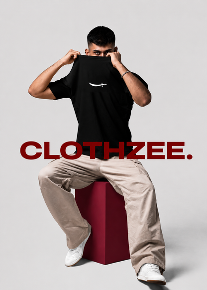 CLOTHZEE Core Black Tshirt