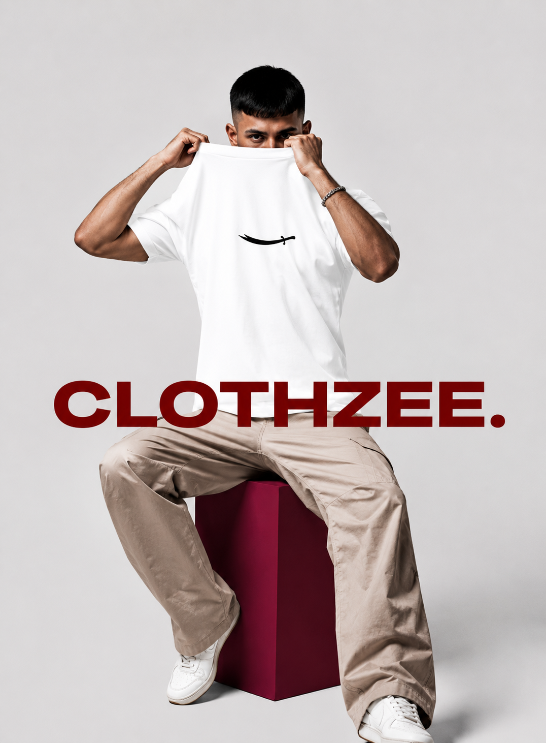 CLOTHZEE Core White Tshirt